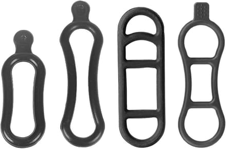 Solidchoice - 4 Stuks Siliconen Fietslampenbanden voor Vervanging
