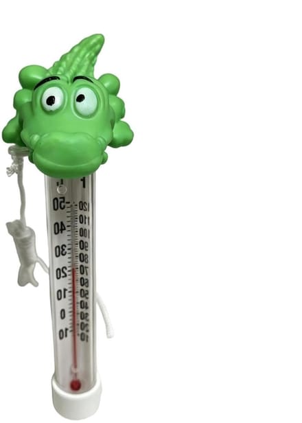 Drijvende Zwembadthermometer - Water Test Tool - Water Temperatuur Meten - Krokodil Vorm - 29 Centimeter - Groen