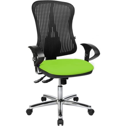 Topstar Solution Deluxe AL.U2 - Bureaustoel - Chroom - Groen
