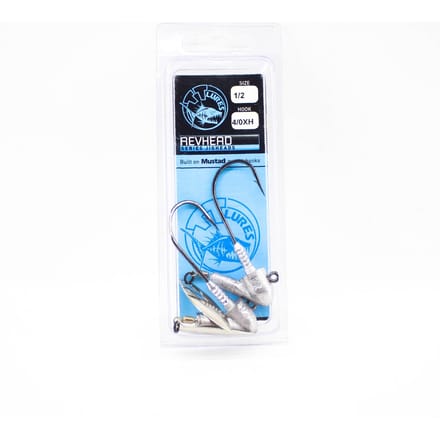 Tackle Tactics TT Rev Head Jig Head HD Nikkel Wilg 1/2 oz 4/0XH (8560)