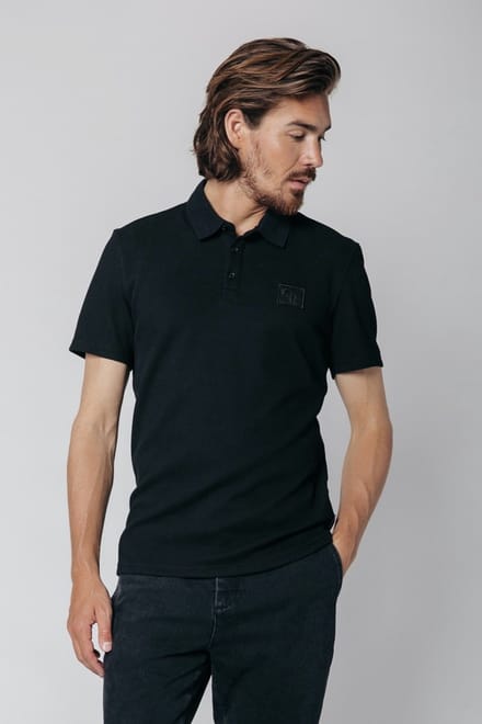 Colourful Rebel Structure Patch Poloshirt - Maat S