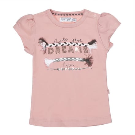 Dirkje Meisjes Shortsleeve Tshirt Dreams Old Pink - 56