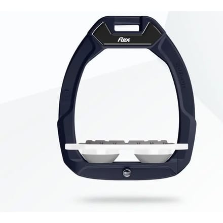 Veiligheidseisen voor paardrijden Plat Grip Bruin/Wit/Grijs Flex-On Safe-On