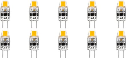 LED Lamp 10 Pack - Velvalux - G4 Fitting - Dimbaar - 2W - Warm Wit 3000K | Vervangt 20W