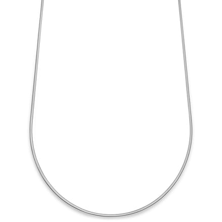 Essentials | 2 mm Zilverkleurige Ketting met Visgraatschakels