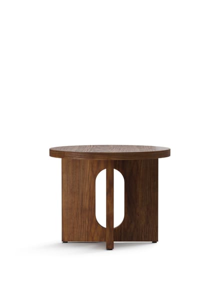 Audo Androgyne Side Table Ø50 - Walnut / Walnut