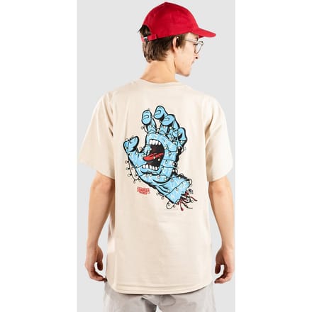 Santa Cruz X Stranger Things Screaming Lights T-Shirt bruin