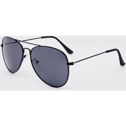 Metalen Aviator-zonnebril | Black