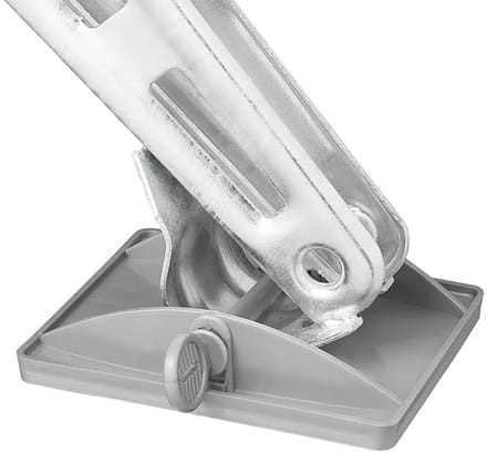 Onderlegschijven Grijs met Kunstof pen Set 4 stuks