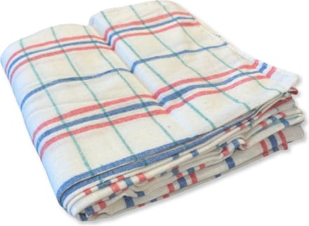 Sito Stofdoek katoen - 10 stuks - 50x50 cm - geruit - pluisarm