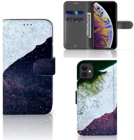 Apple iPhone 11 Book Case Sea in Space
