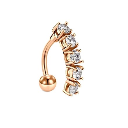 Navel Piercing - Rosegoud