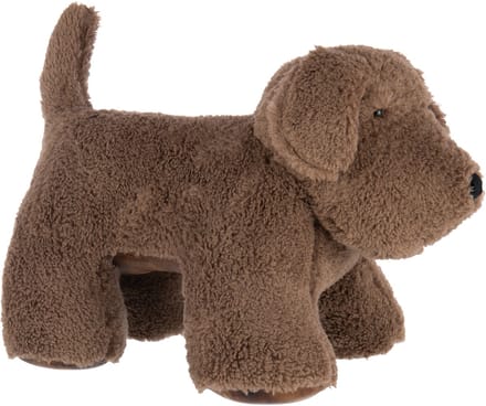 J-Line deurstopper Hond - polyester - bruin