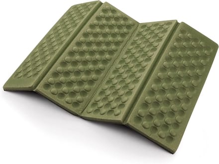 Draagbaar, waterdicht en opvouwbaar kussen - Buitenkniekussen van schuimrubber - Mini draagbaar - Legergroen