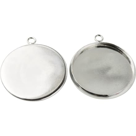Metaal-Decoratieve hanger "Rond" - Ø 25 mm