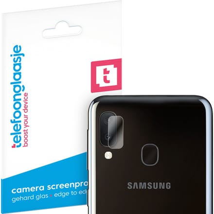 Samsung Galaxy A20e camera lens screenprotector gehard glas