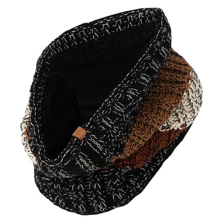Ski colsjaal heren - Fashion Stripes - One Size - Camel