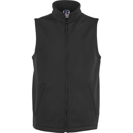 Russell Heren Smart Softshell Gilet Jacket (Zwart)