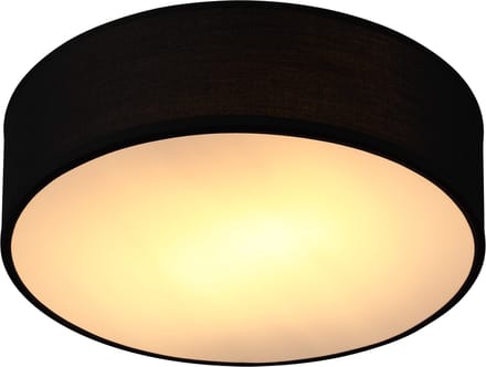 Monzana Plafondlamp - 40W Rond 30cm Fitting E27 - Zwart