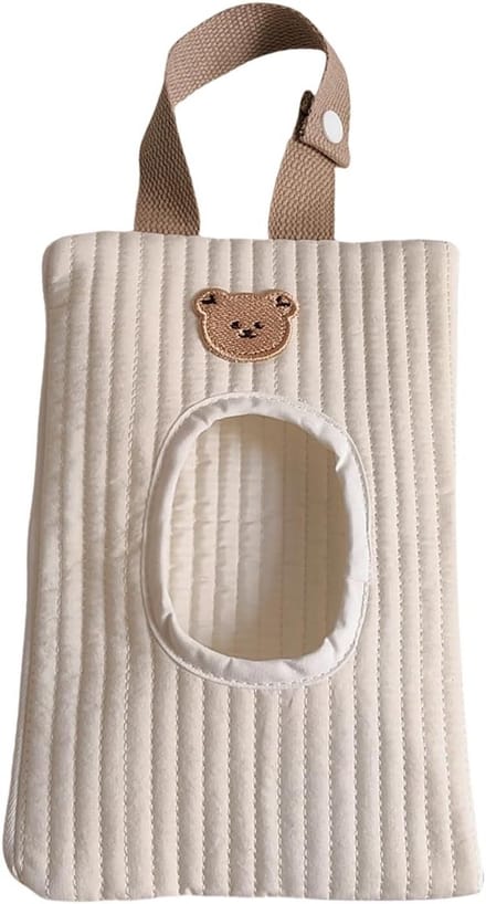 Draagbare Doekjes Case - Herbruikbare Opberger - Onderweg Hygiëne - Verstelbare Riem - 23 x 15 cm - A