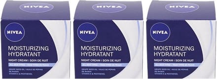 Nivea Hydraterende nachtcrème - 3 x 50 ml