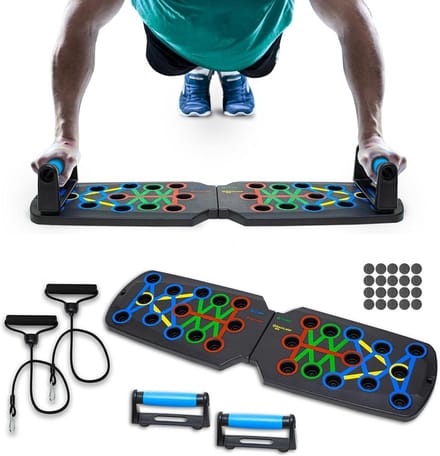 14 in 1 Push Up Board - Draagbaar en Opvouwbaar Trainingsbord voor Thuis
