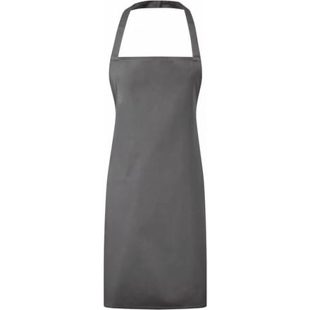 Schort/Tuniek/Werkblouse Unisex One Size Premier Dark Grey 80% Polyester, 20% Katoen