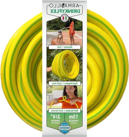 Tuinslang - Flexibele slang - Water Geven - Drinkwater veilig - 15 meter - Geel