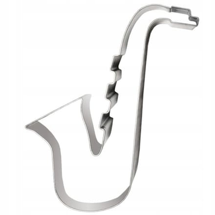 Vormpje Saxofoon 8 cm - Metalen Koekjesuitsteker