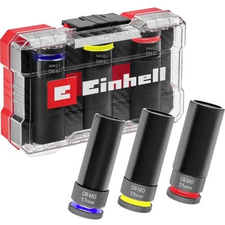 Einhell Impact 109263 Bit- en steeksleutelset 1/2