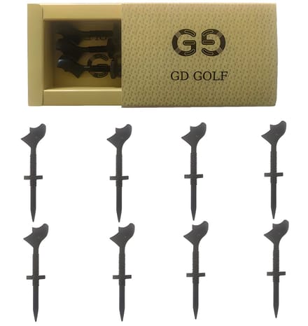 Stripe golf tees verstelbaar met moer, golftee met verstelbare hoogte
