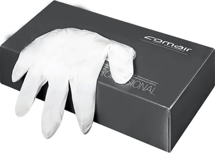 Comair - Vinyl Wegwerphandschoenen Ongepoederd Maat Medium - 100 Stuks