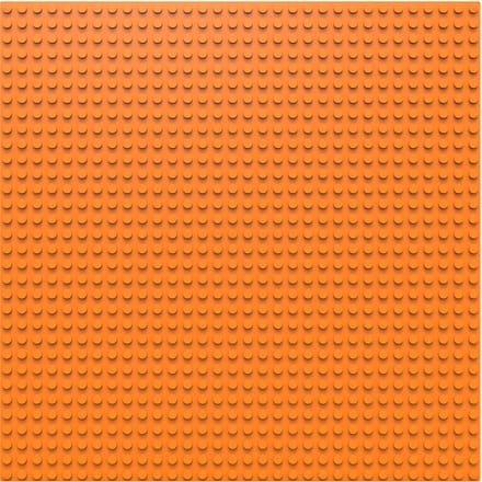 BiOBUDDi Basisplaten 32x32 basisplaat oranje BB-0095 Pumpkin Orange