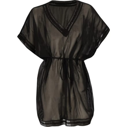 Sarlini Dames tuniek strandjurk polyester chiffon effen