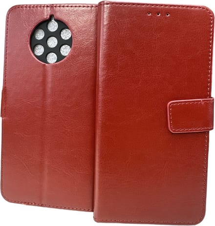 Portemonnee Book Case Hoesje Geschikt voor: Nokia 9 Pureview - Bruin