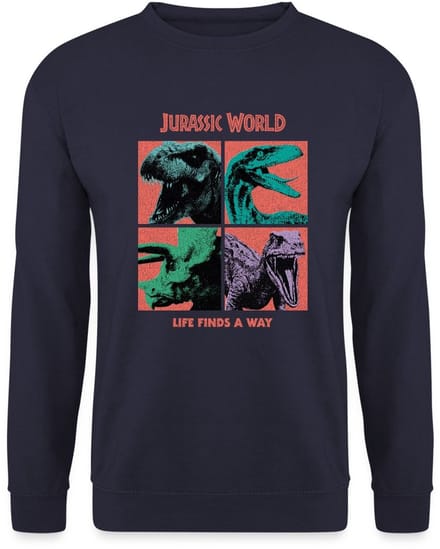 Jurassic World Life Finds A Way Sweater Heren