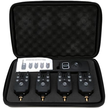 Lixada Draadloze Visbeetmelders Set Digitale Visalarmset LED Alarm Indicator Alert Bell JY-19