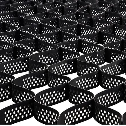 Grille de Sol Grille Géocellulaire 3 Pouces de Profondeur 17.06x8.86FT / 5200x2700mm pour Gravier