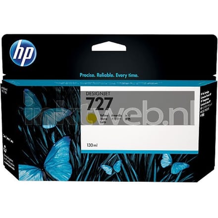 Inktcartridge hp b3p21a 727 geel