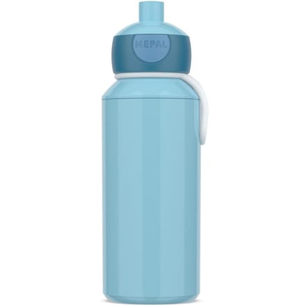 Mepal Pop-up drinkfles Campus - 400 ml - Sluit goed af - Drinkbeker voor kinderen - Cool blue