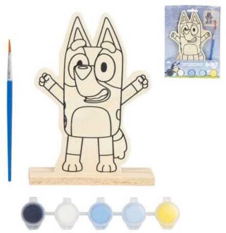 Bluey Houten Verfset Kinderen – Knutselen Meisjes & Schilderen Jongens - Leuk voor kinderfeestjes