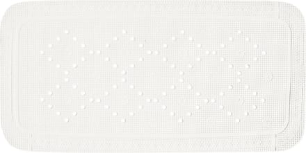 Antislip Badmat met Zuignappen en Drainagegaten - 91 x 36 cm - Wit