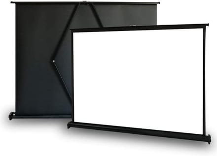 Projectiescherm - Filmscherm - Thuisbioscoop Ervaring - Zelfdragend Uitschuifbaar - 40 Inch - Wit