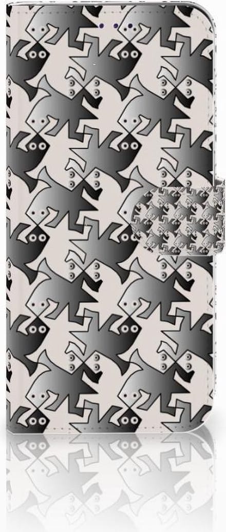 Samsung Galaxy A50 Telefoonhoesje met Pasjes Salamander Grey