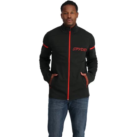 Spyder Speed Fleece Met Volledige Rits Zwart S Man