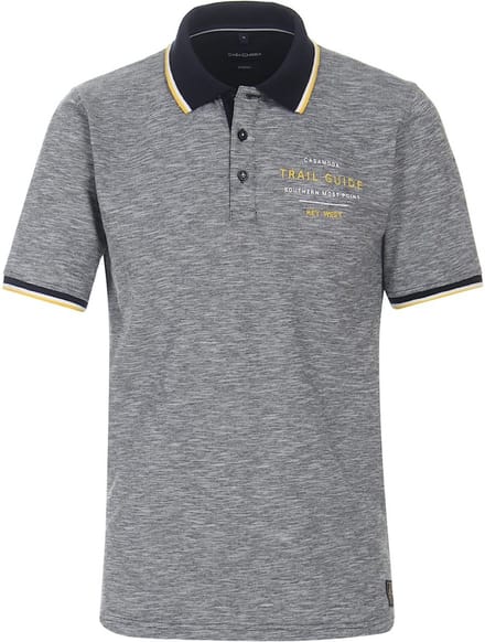 Casa Moda Gemeleerd Poloshirt Key West en Miami Collectie - M