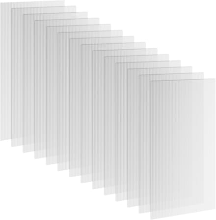Outsunny-Polycarbonaat panelen-Polycarbonaat-121x61x0.4cm-Transparant