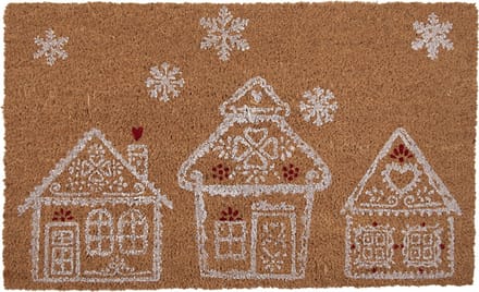 Clayre & Eef Deurmat 75x45 cm Bruin Kokos Huizen