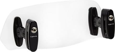 Spoilerschijf Clip-on - Motor Accessoire - Windbescherming Motor - Universele Pasvorm - 3-5 mm dikte - Transparant