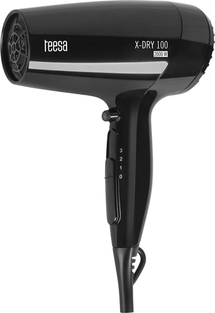 Teesa TSA0513 - Haardroger X-Dry 100, 2.000 Watt, zwart